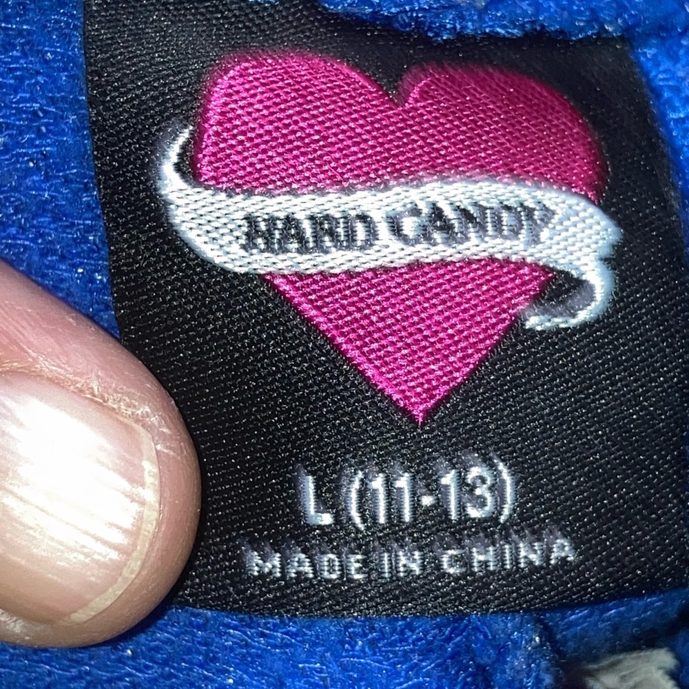 Hard Candy Kids Glittery Blue Joggers - Picture 3 of 3
